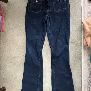 American Eagle Dark Blue Boot Cut Jeans